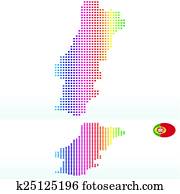 mapa, de, português, república, portugal, com, com, ponto, padrão mapa, de, português, república, portugal, com, com, ponto, padrão