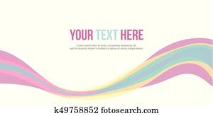 Wave design banner background collection Wave design banner background collection