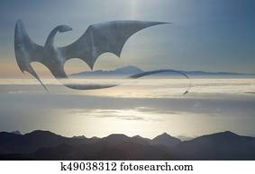 après-midi tardif, lumière, sur, teide