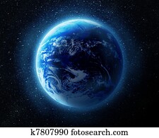 earth in space earth in space