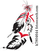 Indian feather Indian feather