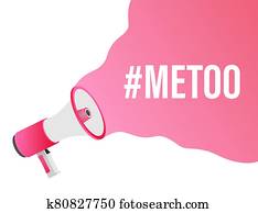 Metoo hashtag thursday throwback symbol. Vector stock illustration.