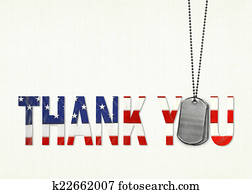 כלב, פתקים, עם, דגלל, תודה