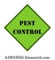 Pest Control Sign Pest Control Sign