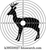 roe deer target roe deer target
