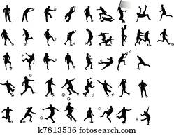 soccer silhouettes soccer silhouettes