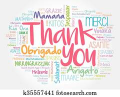 Thank You Word Cloud