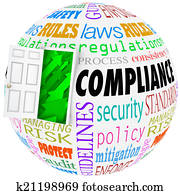 Compliance Words Sphere Rules Laws Compliance Words Sphere Rules Laws