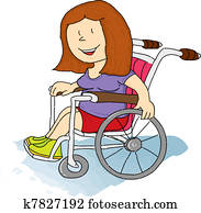Handicapped girl