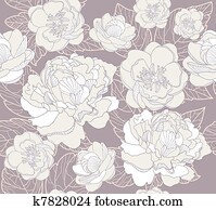 Seamless flowers pattern Seamless flowers pattern