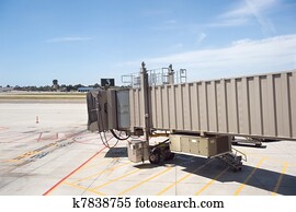 Empty jetway