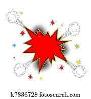 Explosion icon comic style Explosion icon comic style