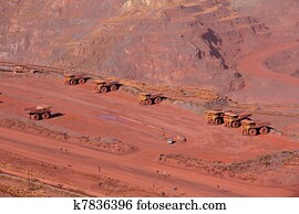 Iron ore mining