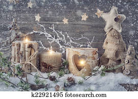 Winter candles Winter candles