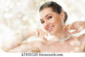 woman with jewelry