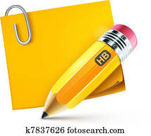 yellow pencil