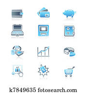 Money matters icons | MARINE series