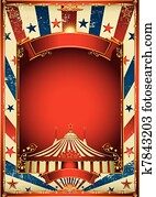 Nice vintage circus background Nice vintage circus background