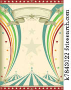 rainbow circus vintage poster rainbow circus vintage poster