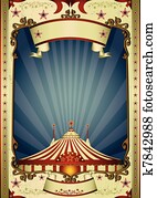 לילה, ראטרו, קרקס, חלק עליון גדול