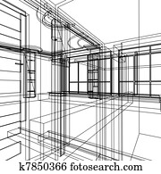 Abstract architecture design Abstract architecture design
