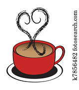 Coffee Cup Heart Coffee Cup Heart