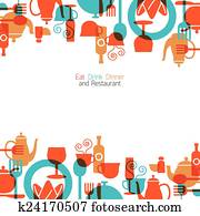 Dinner, Restaurant Frame Dinner, Restaurant Frame