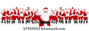 Happy Santa Claus. Christmas party. Happy Santa Claus. Christmas party.