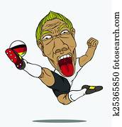 Male german soccer fan Stock Image | lmf00181 | Fotosearch