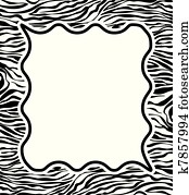 הסגר, עם, תקציר, עור של זברה, טקסטורה