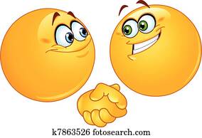 aperto mão, emoticons