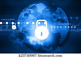 Cyber security concept Cyber security concept