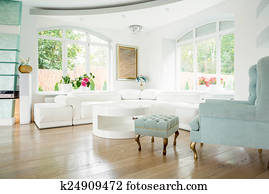 Designer armchair in luxury interior Designer armchair in luxury interior