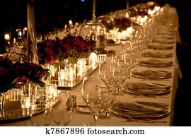 Elegant table setting Elegant table setting