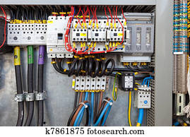 elétrico, painel controle