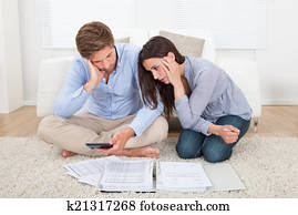 par, em, problema financeiro, casa