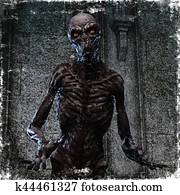 3D rendering of a creepy monster 3D rendering of a creepy monster