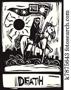 Death Tarot Card Death Tarot Card
