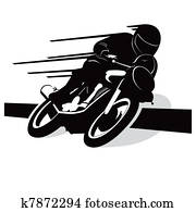Motorcycle vector background Motorcycle vector background