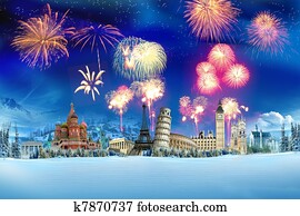 טייל, -, ראש שנה, מסביב העולם