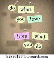 עשה, מה ש, אתה, אהוב, מילים, לומר, -, להשלים, קריירה, הנאה
