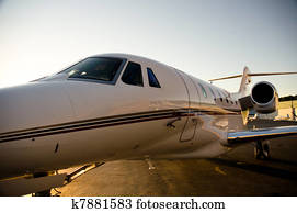 Corporate Jet Side View