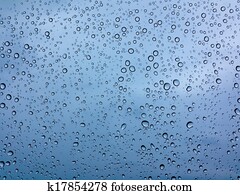 drops of rain on the glass drops of rain on the glass