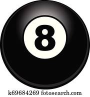 Eight Ball Clipart Vectors | Our Top 1000+ Eight Ball Graphics | Fotosearch