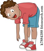 exercício, criança