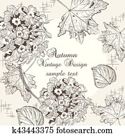 Herbstliche, felder, ernte, season., landschaft, vektor, hintergruende