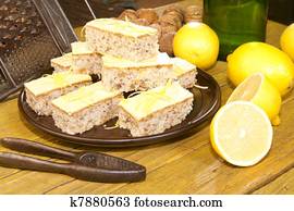 homemade kolac, tastefully, ofera, plate.