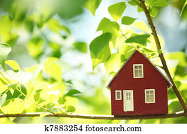 House in the trees House in the trees