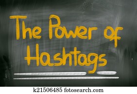 The Power Of Hashtags Concept The Power Of Hashtags Concept