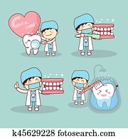 dentist and tooth
